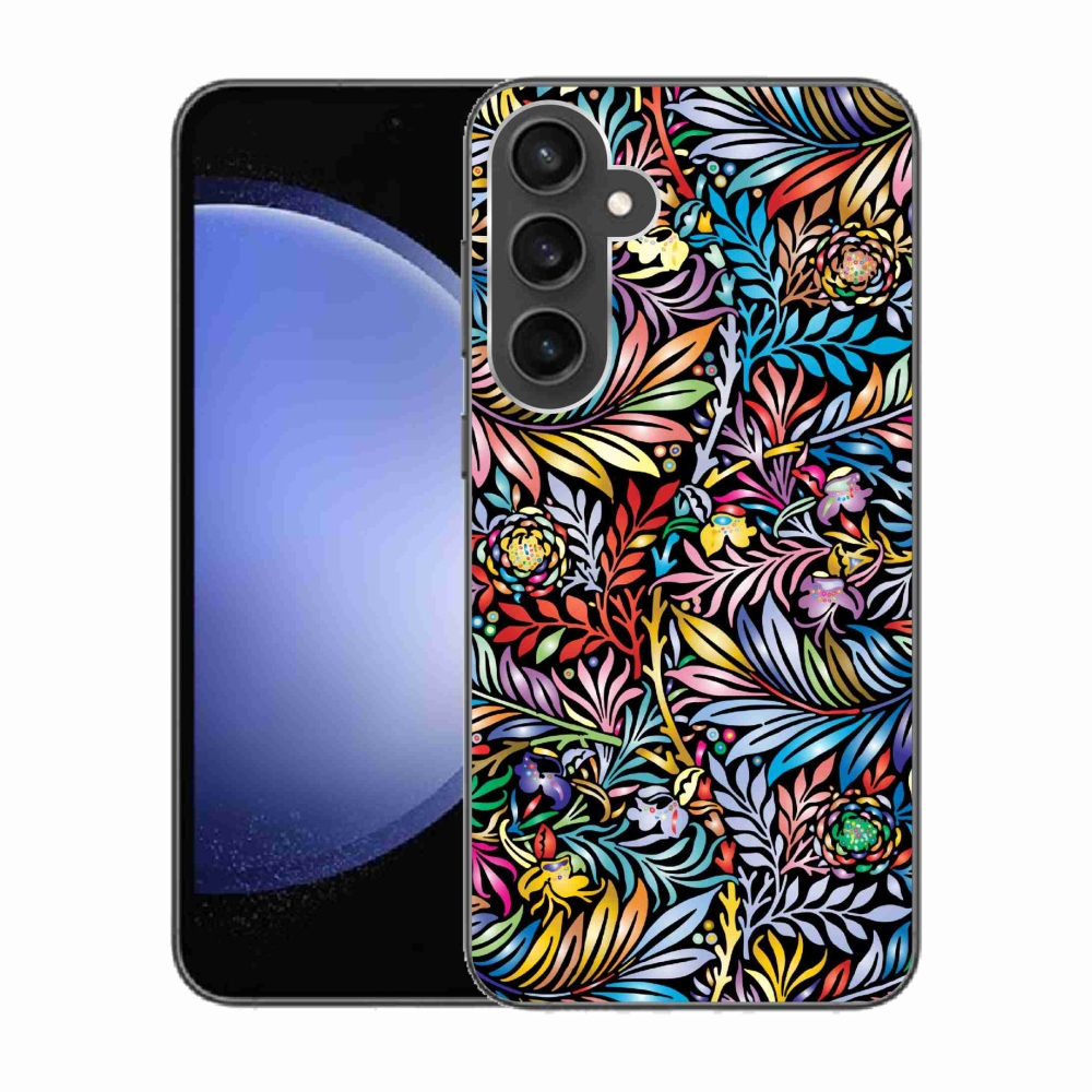 Gelový kryt mmCase na Samsung Galaxy S23 FE - květiny 5
