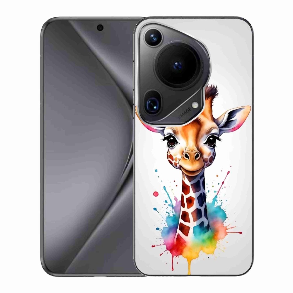 Gelový kryt mmCase na Huawei Pura 70 Ultra - žirafa 1