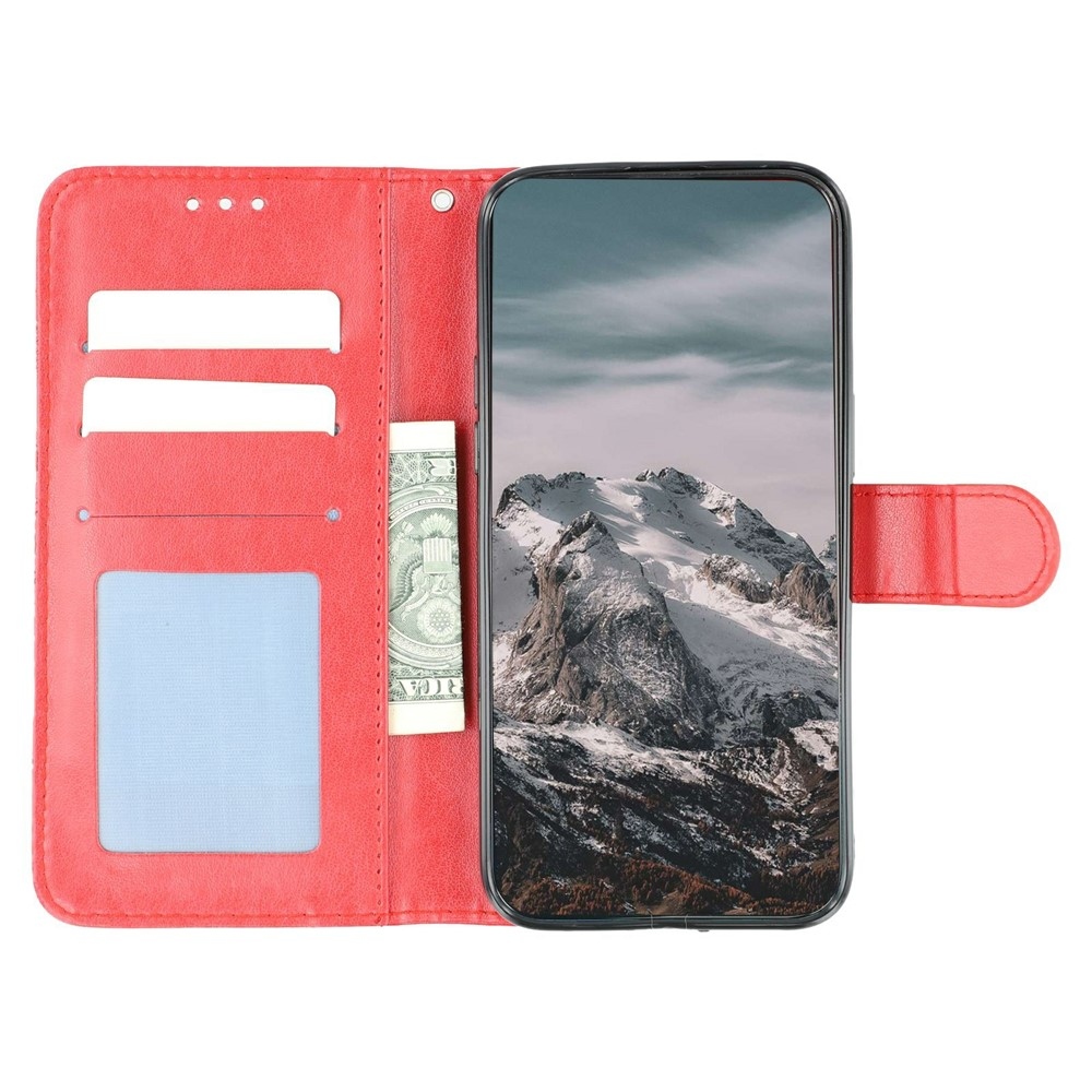 Mandala knížkové pouzdro na Xiaomi Redmi 15 5G - červené