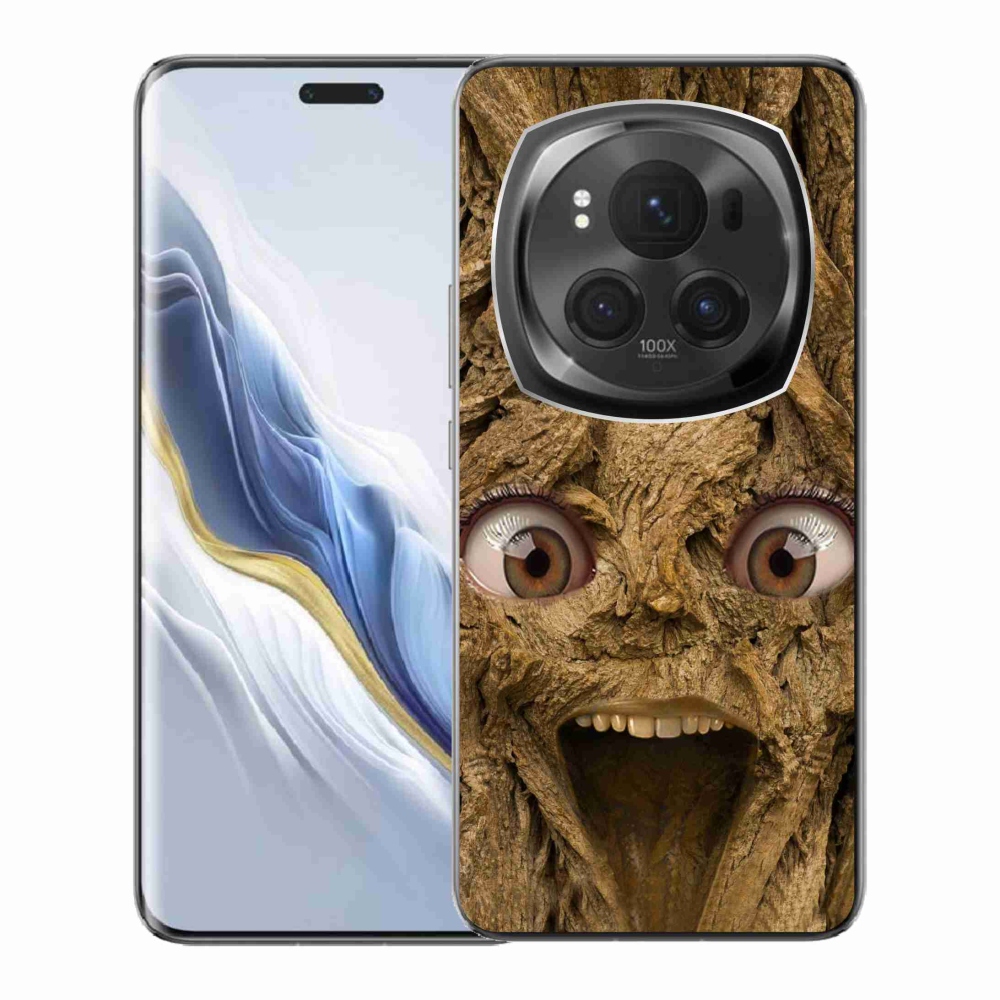 Gelový kryt mmCase na Honor Magic 6 Pro 5G - veselý strom s očima
