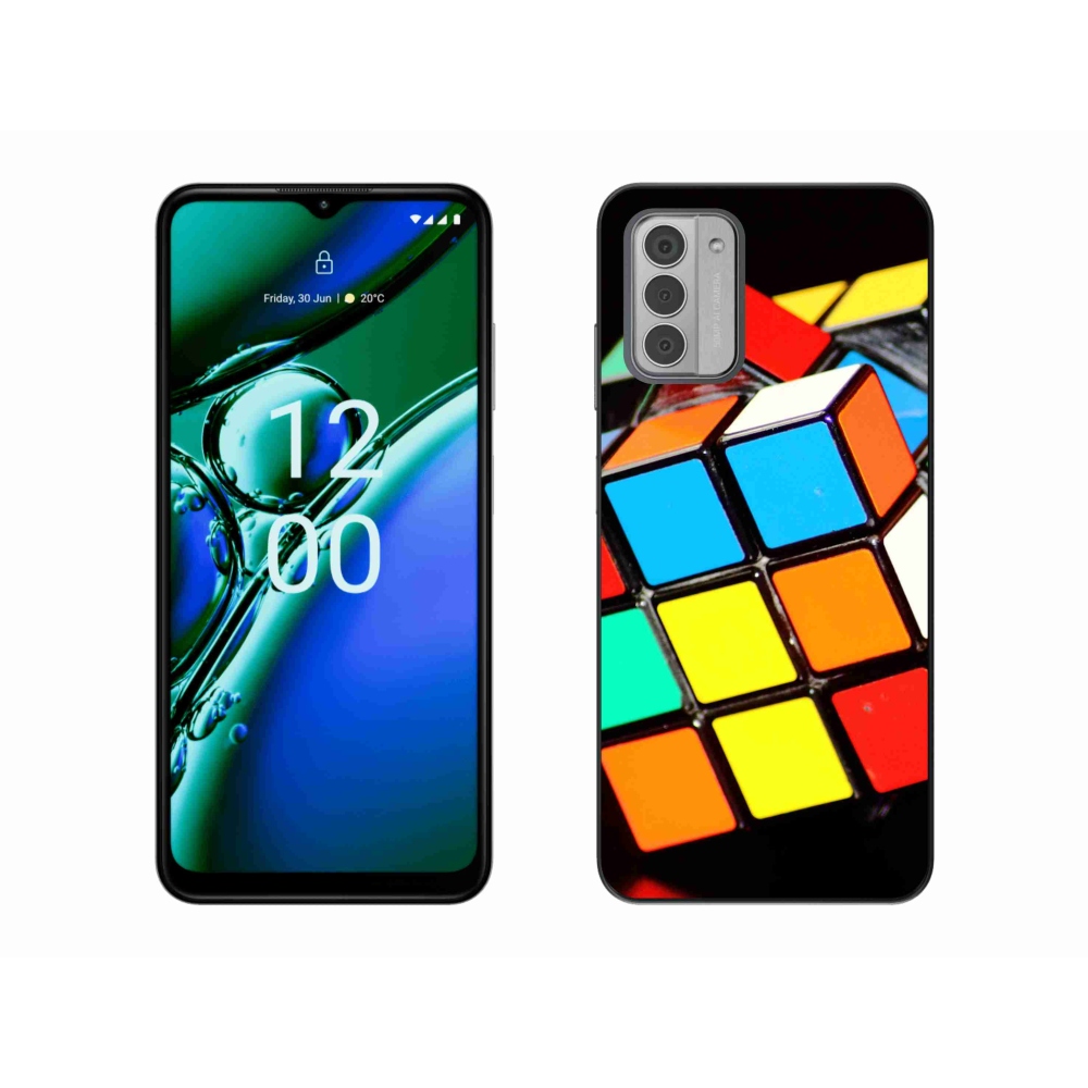 Gelový obal mmCase na Nokia G42 - rubikova kostka
