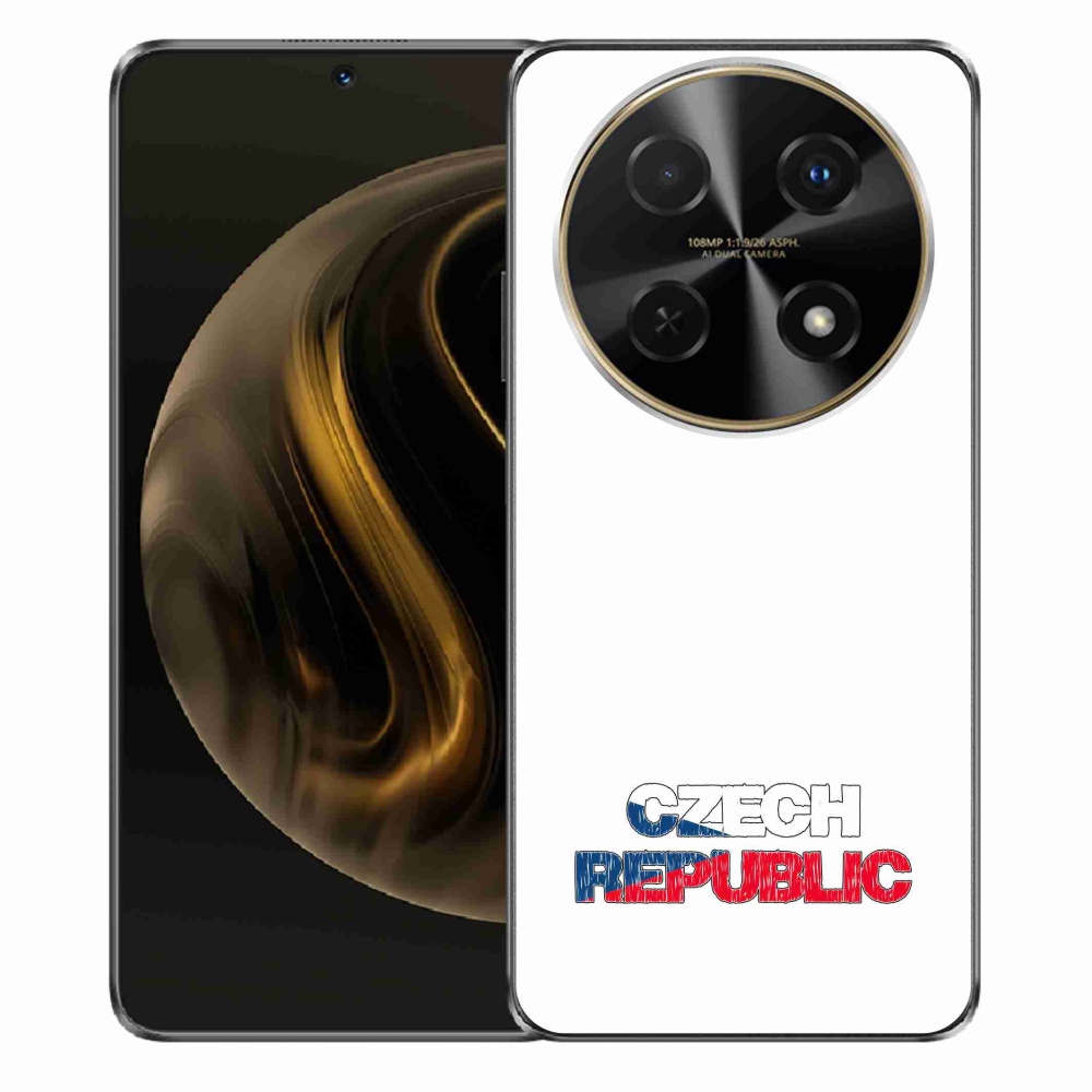 Gelový kryt mmCase na Huawei Nova 12i - Czech Republic bílé pozadí