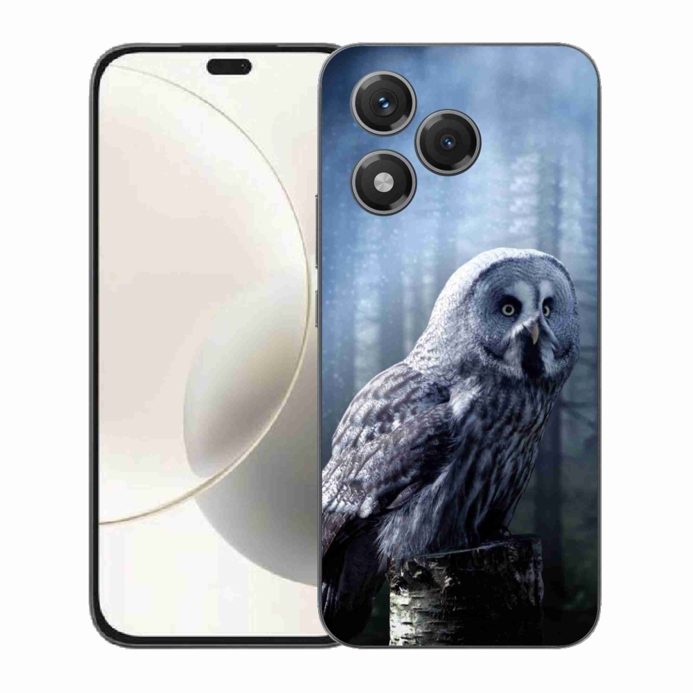 Gelový kryt mmCase na Honor 400 Lite - sova