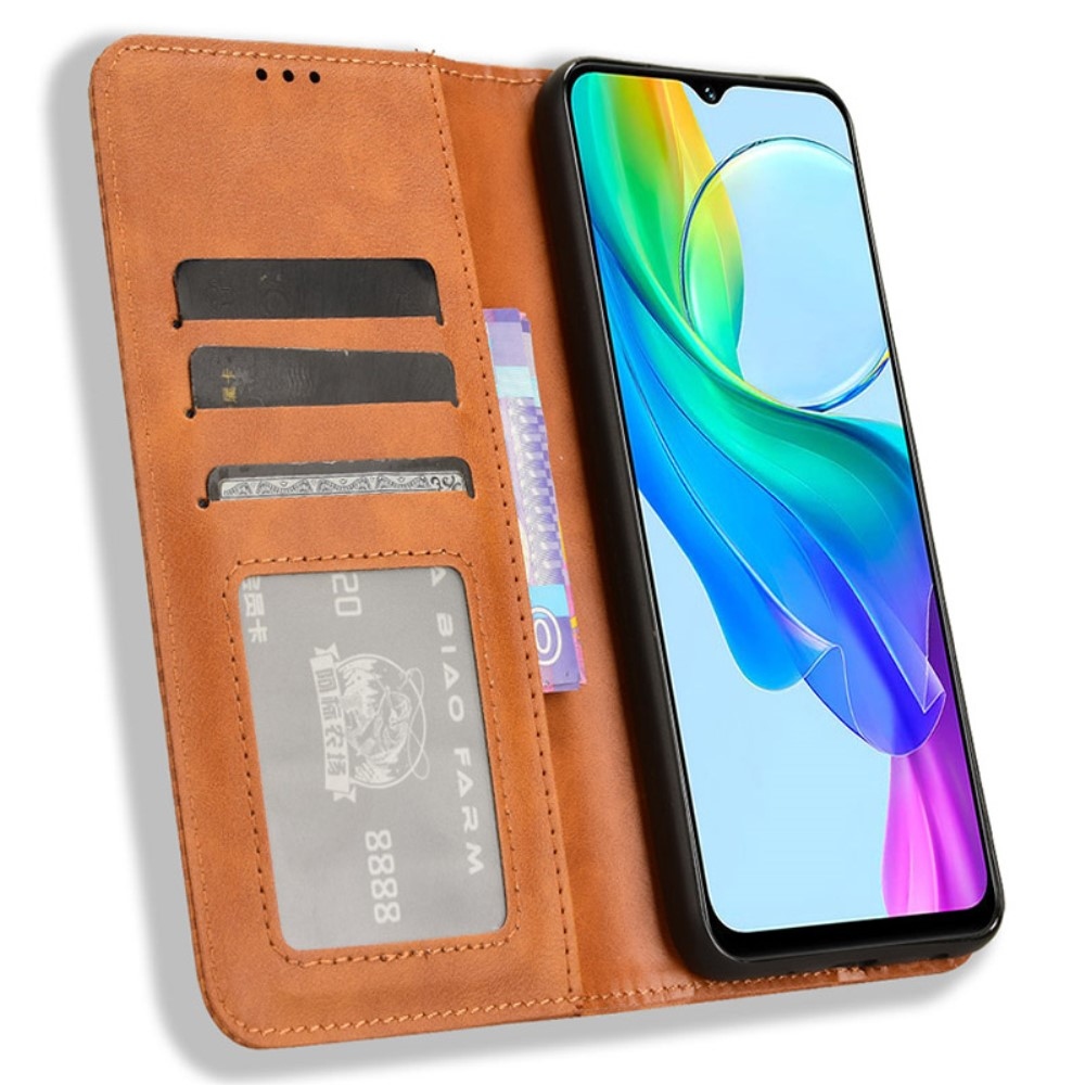 Case knížkové pouzdro na Vivo Y28s 5G - hnědé