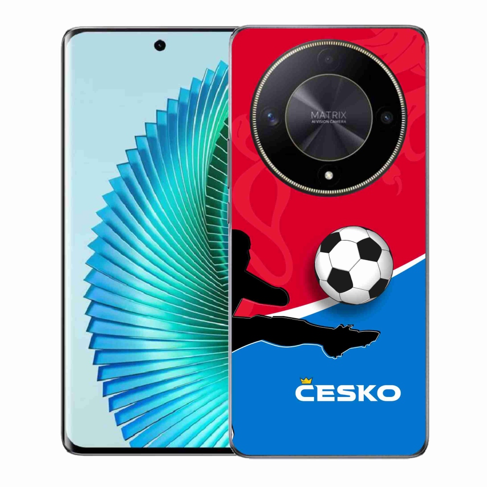 Gelový kryt mmCase na Honor Magic 6 Lite 5G - fotbal Česko 2