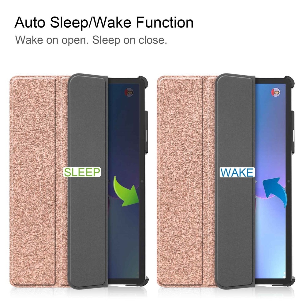 Case chytré zavírací pouzdro na Lenovo Tab P11 Pro (2.Gen) - růžovozlaté