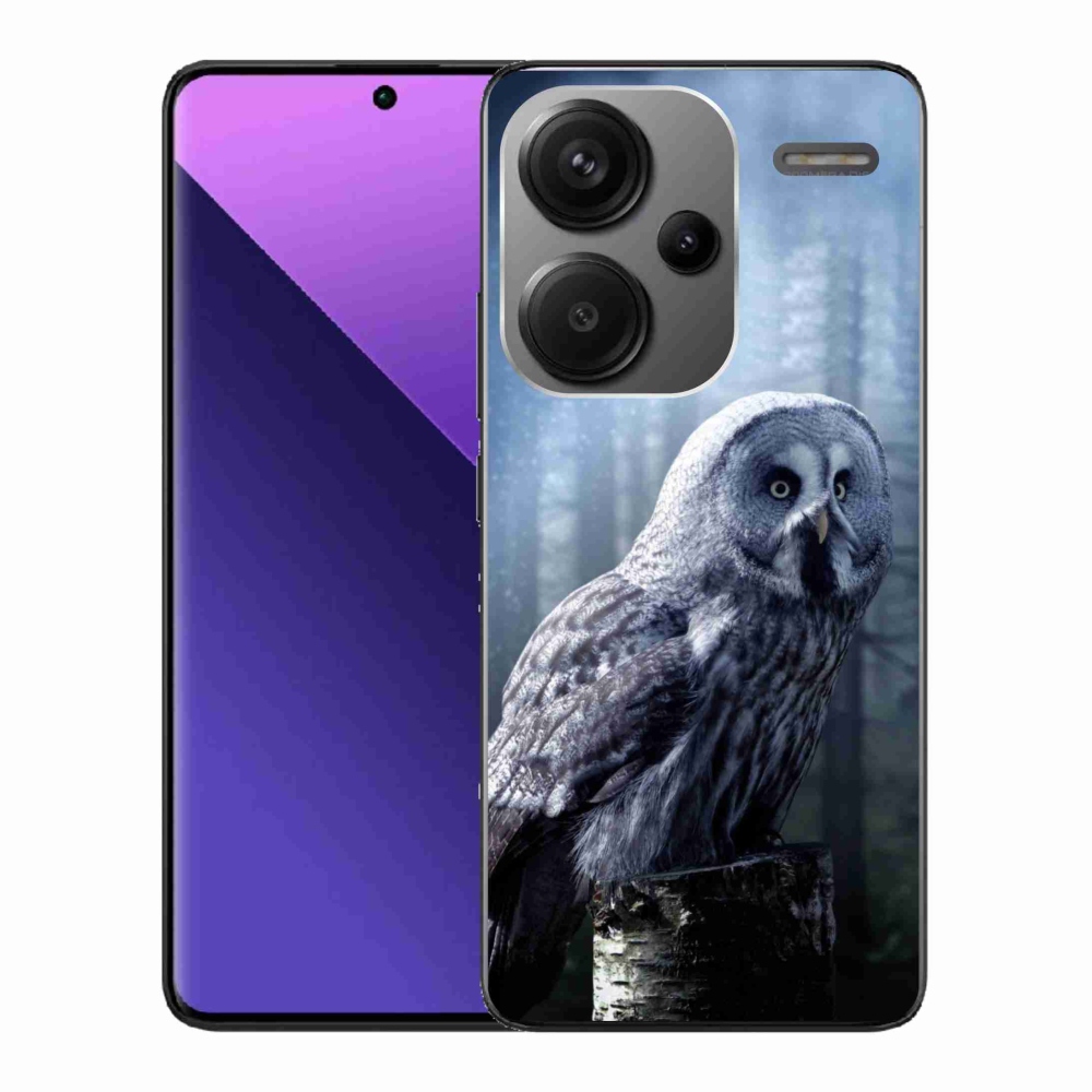 Gelový kryt mmCase na Xiaomi Redmi Note 13 Pro+ 5G - sova