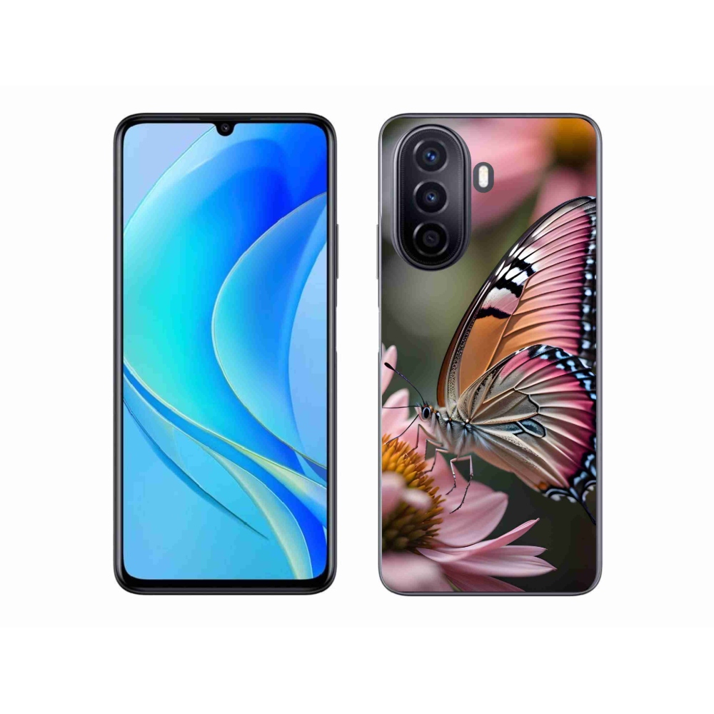 Gelový kryt mmCase na Huawei Nova Y70 - barevný motýl