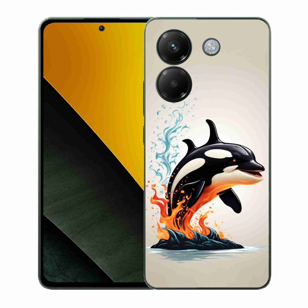 Gelový kryt mmCase na Xiaomi Poco M7 Pro 5G - kosatka