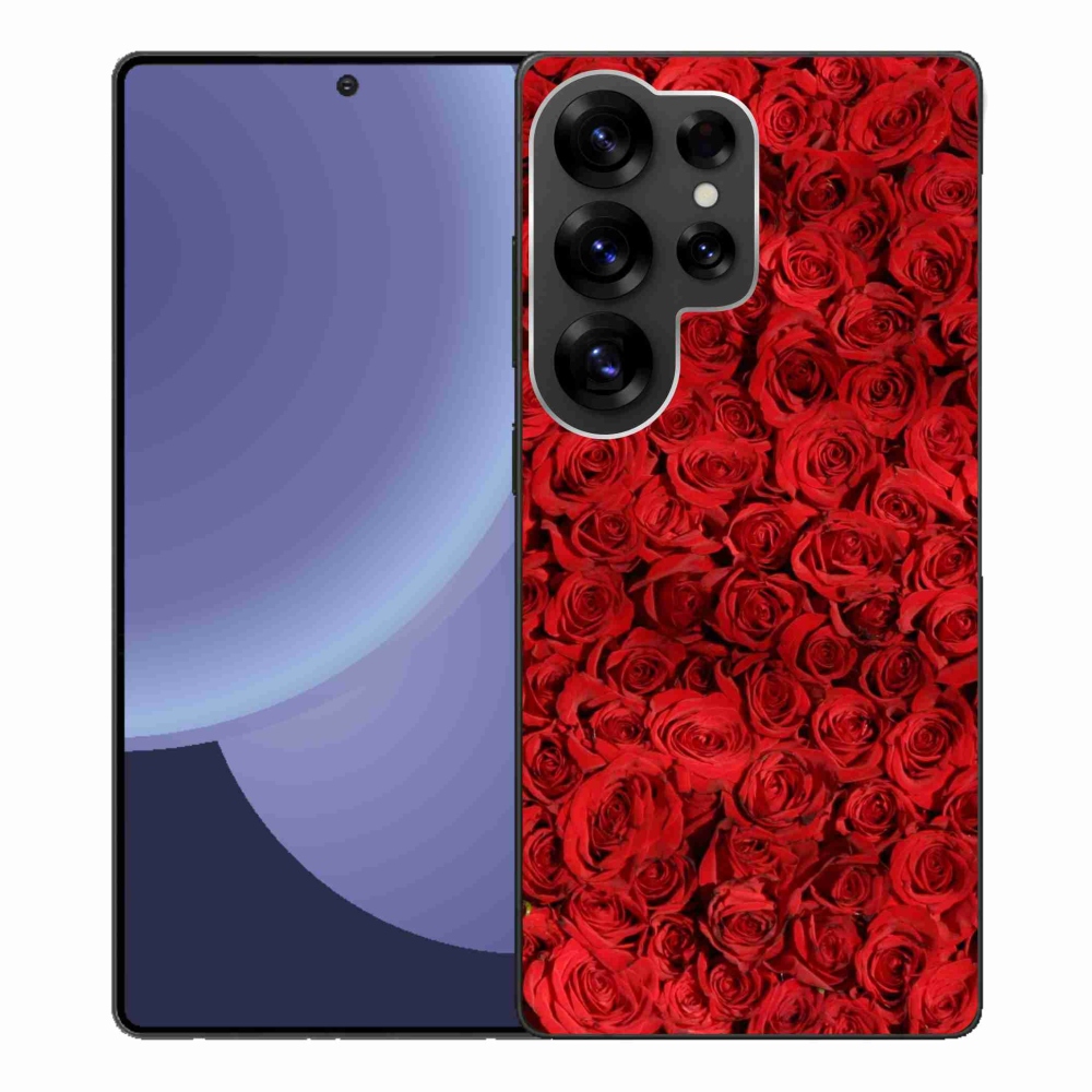 Gelový kryt mmCase na Samsung Galaxy S25 Ultra - růže