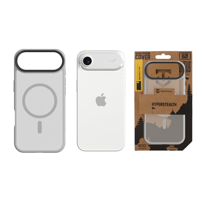 Tactical MagForce Hyperstealth Kryt pro iPhone 17 Air Light Grey