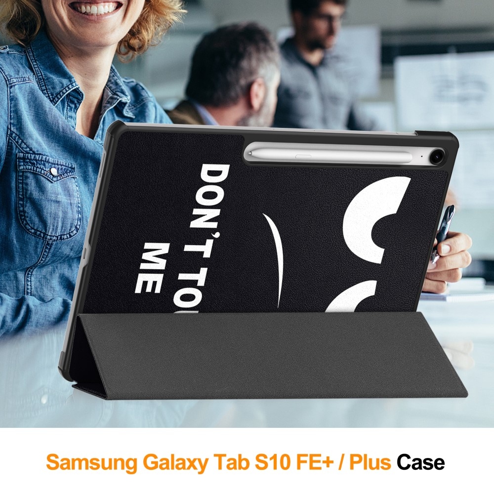 Patte chytré zavírací pouzdro na Samsung Galaxy Tab S10 FE+ - nesahat