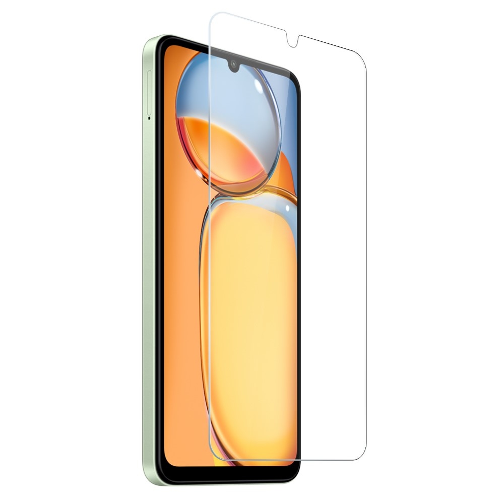 NORTHJO průhledný gelový obal + tvrzené sklo na Xiaomi Redmi 13C/Poco C65 - průhledný