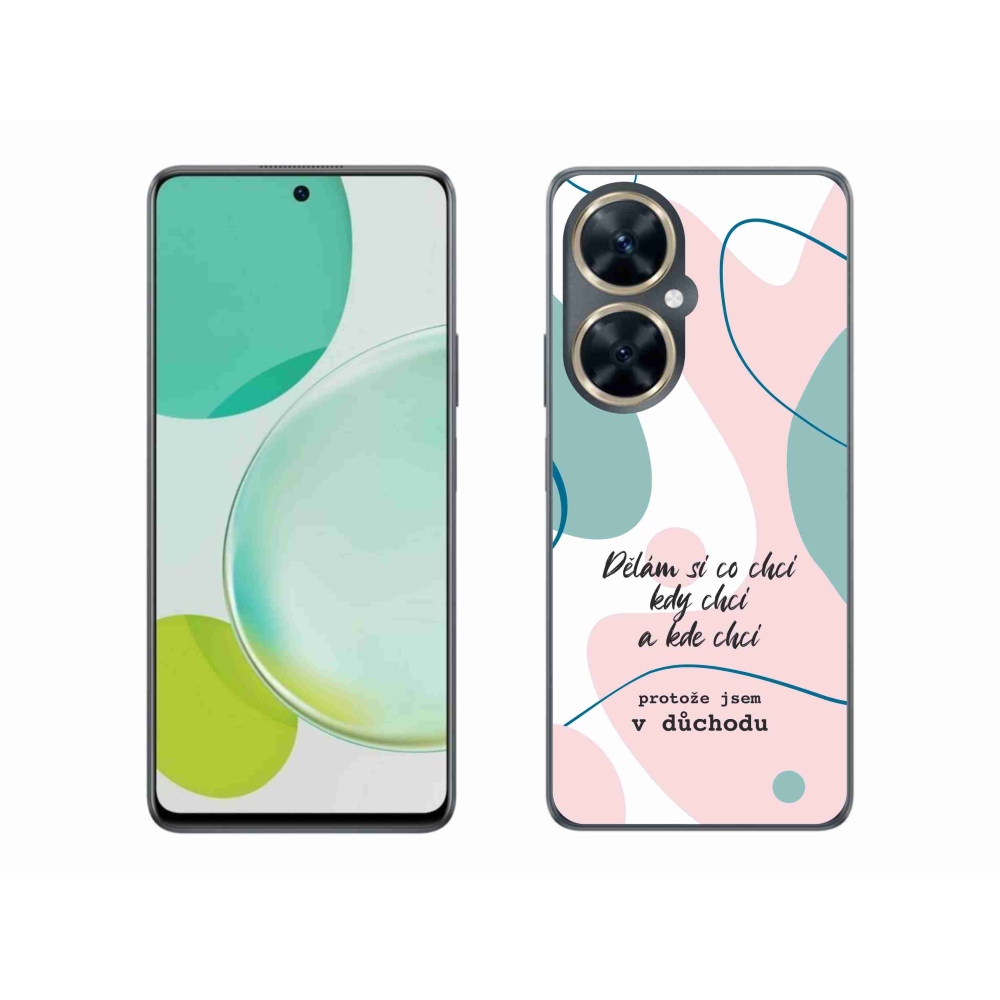 Gelový kryt mmCase na Huawei Nova 11i - vtipný text 10 bílé pozadí