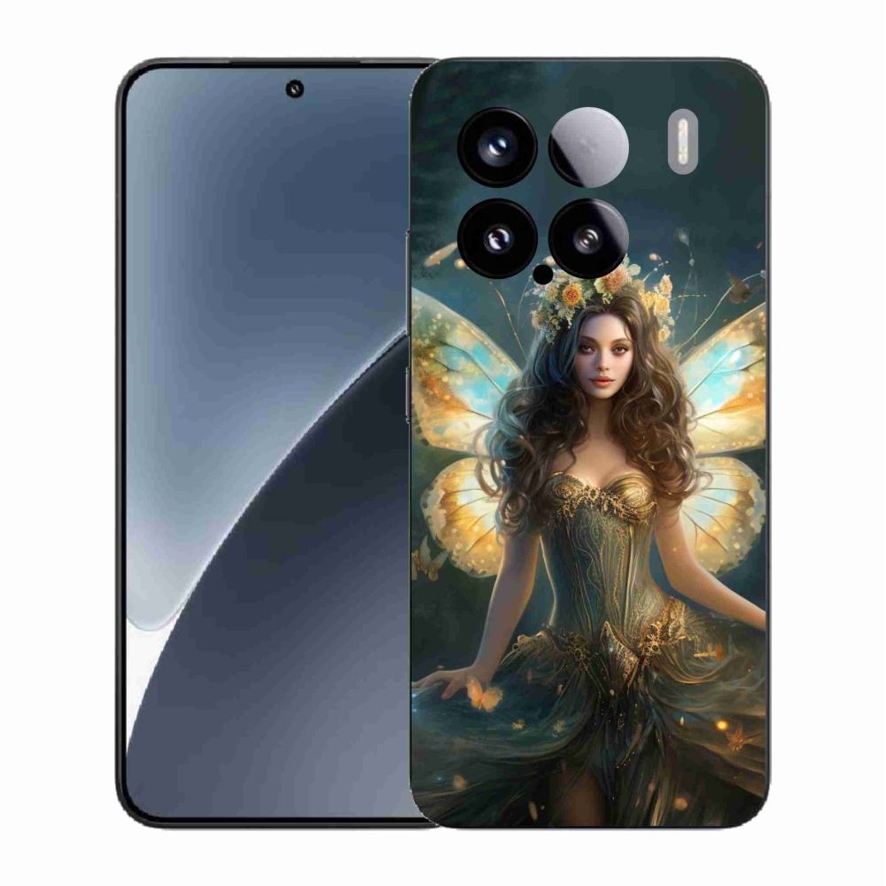 Gelový kryt mmCase na Xiaomi 15 - motýlí žena