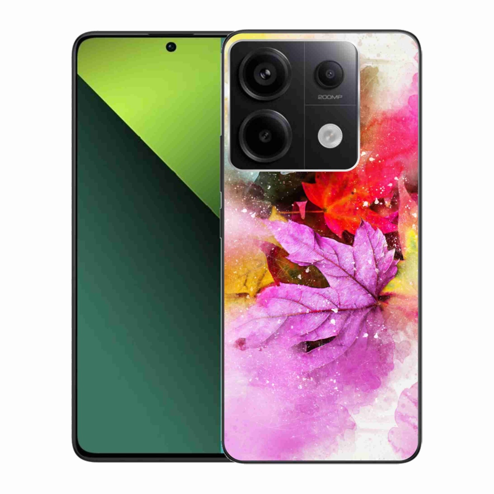 Gelový kryt mmCase na Xiaomi Redmi Note 13 Pro 5G/Poco X6 5G - barevné listy