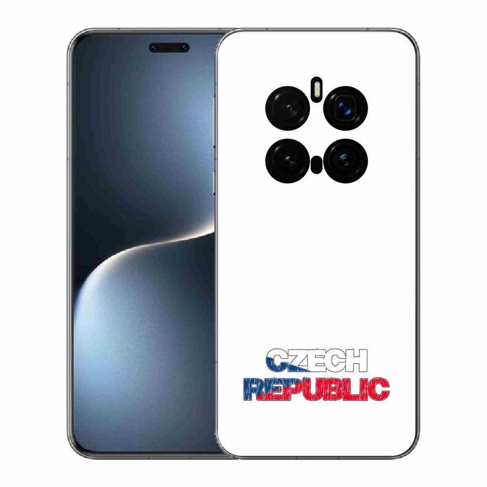 Gelový kryt mmCase na Honor Magic 7 Pro 5G - Czech Republic bílé pozadí