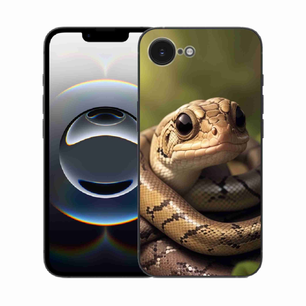 Gelový kryt mmCase na iPhone 16e - had 1
