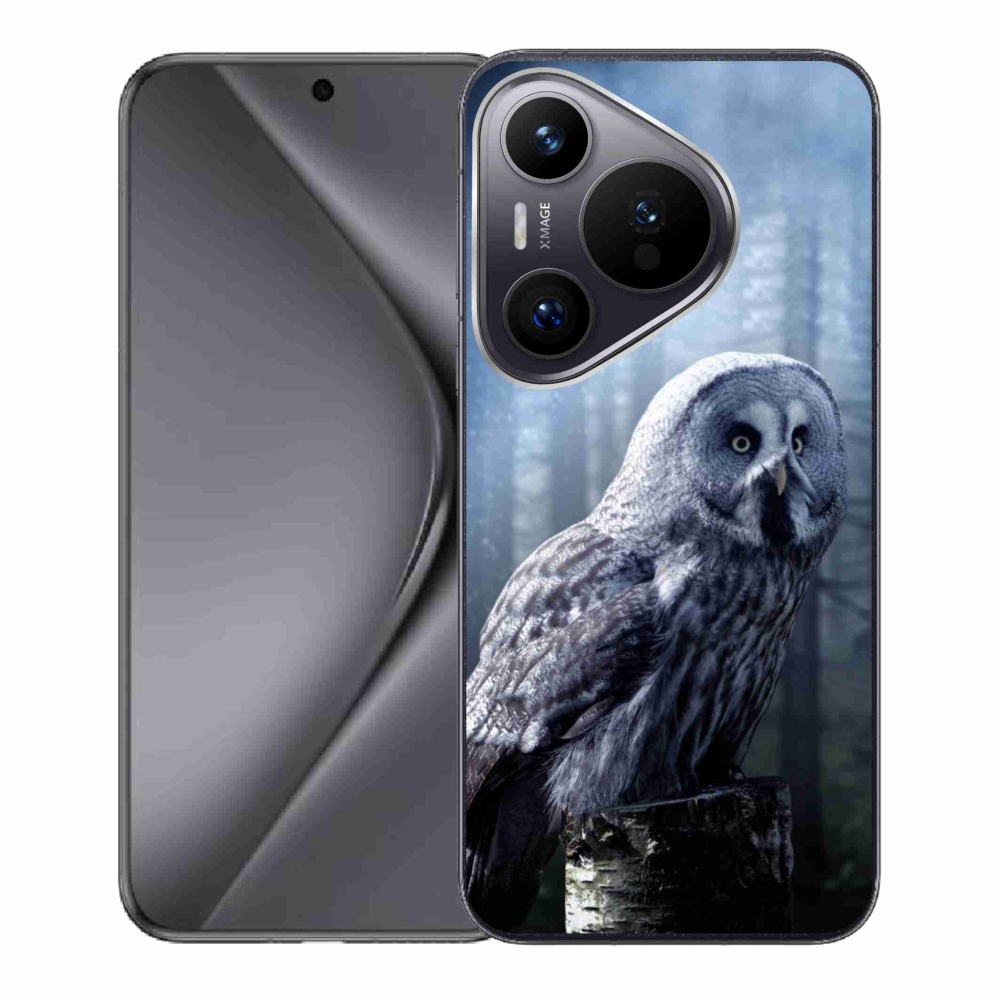 Gelový kryt mmCase na Huawei Pura 70 - sova