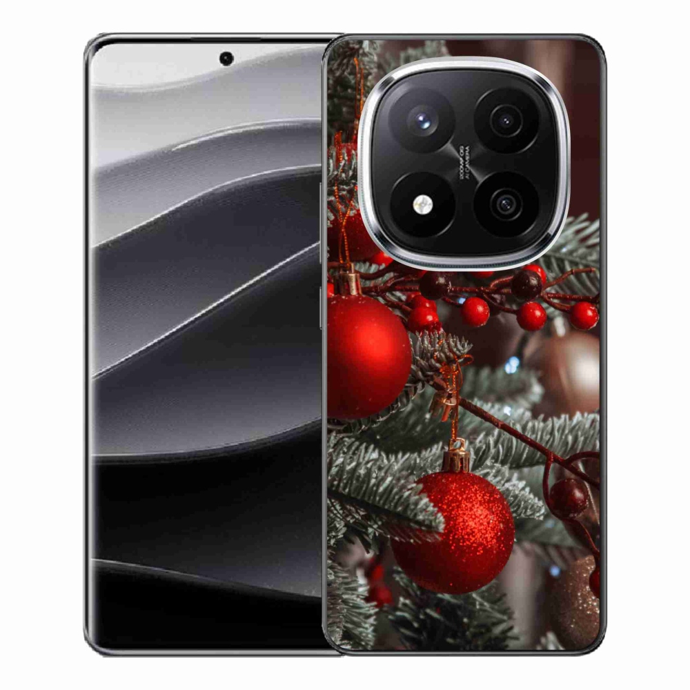 Gelový kryt mmCase na Xiaomi Redmi Note 14 Pro+ 5G - vánoční ozdoby 2