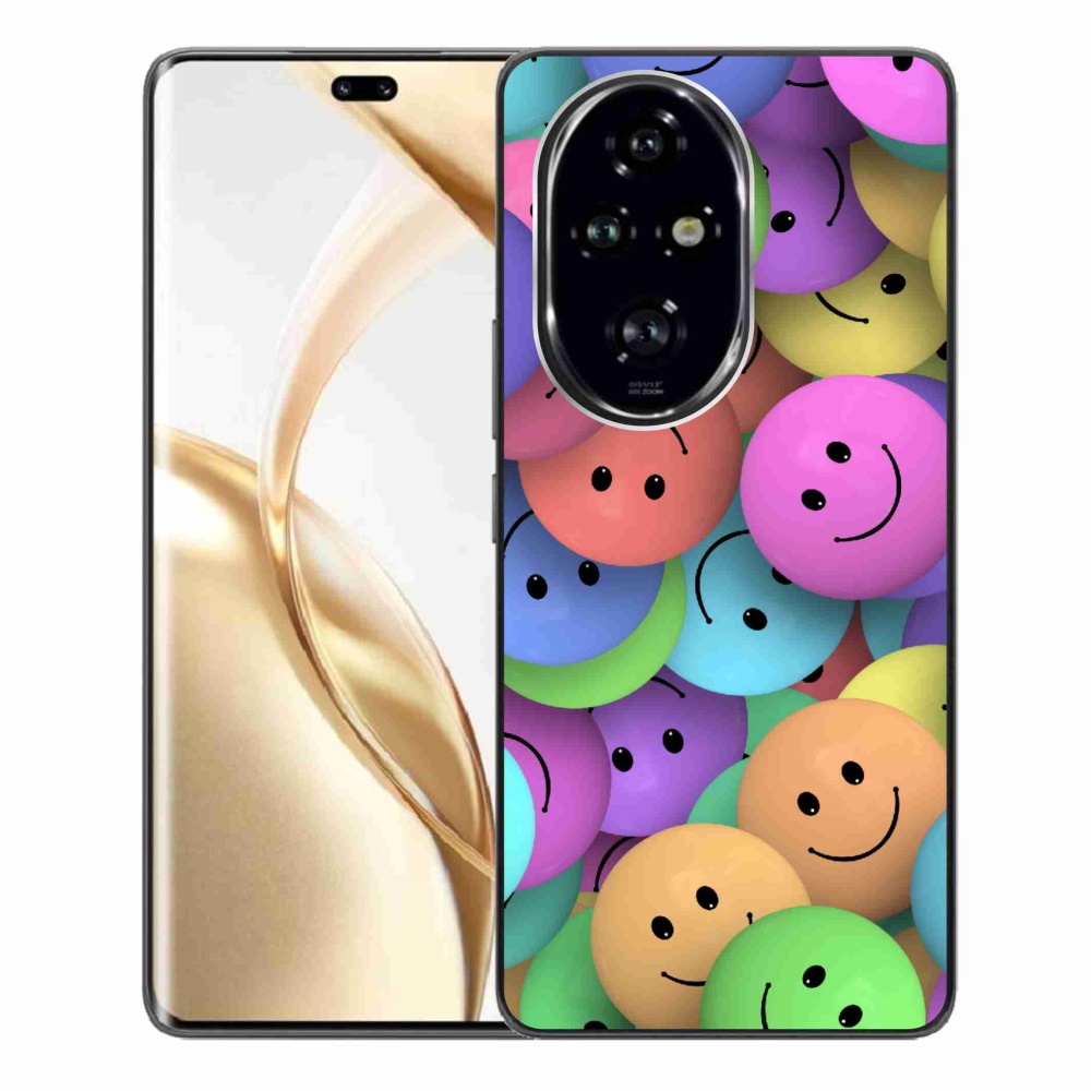 Gelový kryt mmCase na Honor 200 Pro 5G - barevní smajlíci