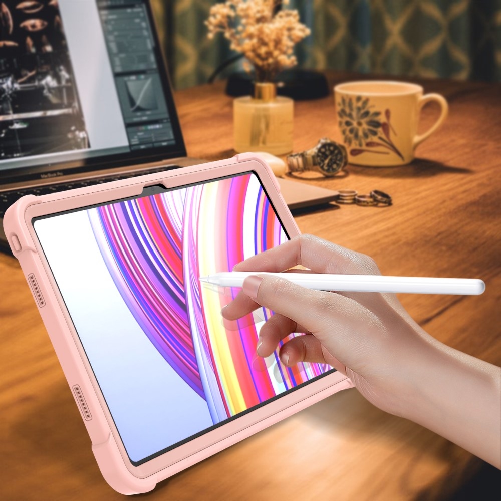 Kick odolný hybridní obal na Xiaomi Redmi Pad Pro 4G/5G - růžovozlatý