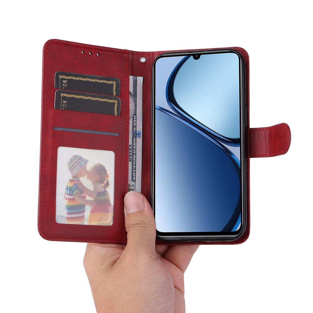 Feel knížkové pouzdro na Realme Note 60 - červené