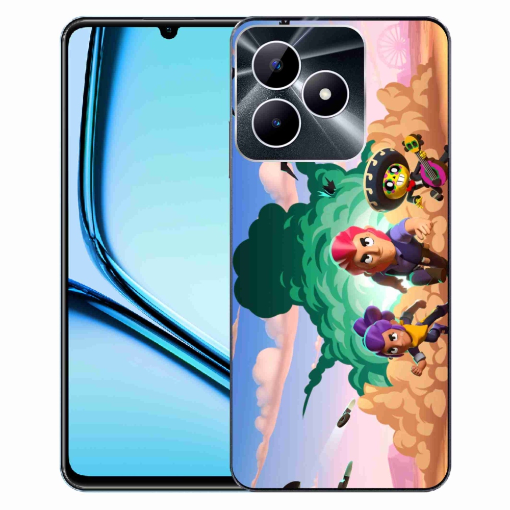 Gelový kryt mmCase na Realme Note 50 - brawl stars
