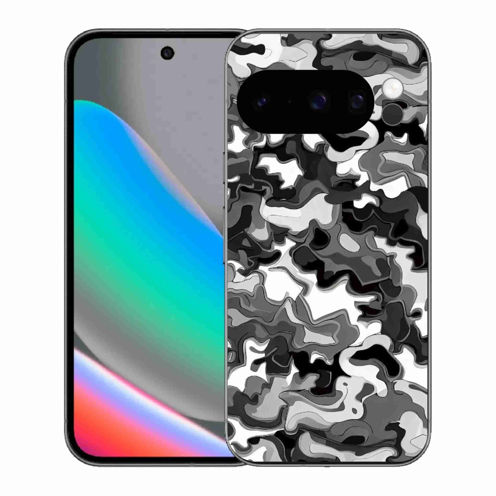 Gelový kryt mmCase na Google Pixel 10 Pro - maskáčový vzor 3