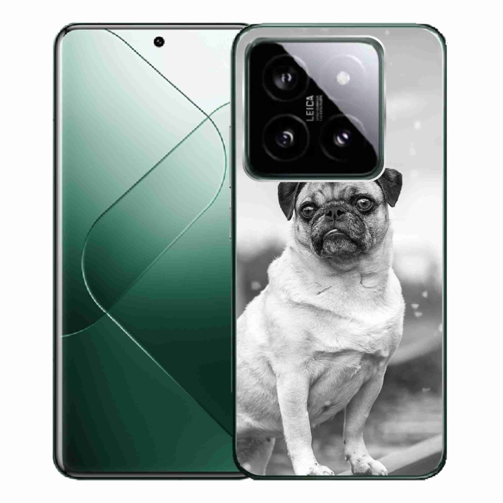 Gelový obal mmCase na Xiaomi 14 Pro - mops