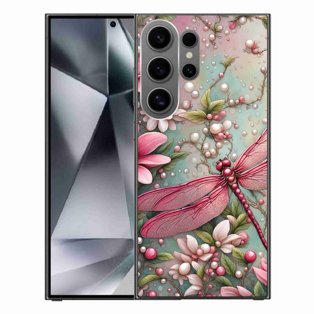 Gelový kryt mmCase na Samsung Galaxy S24 Ultra - vážka