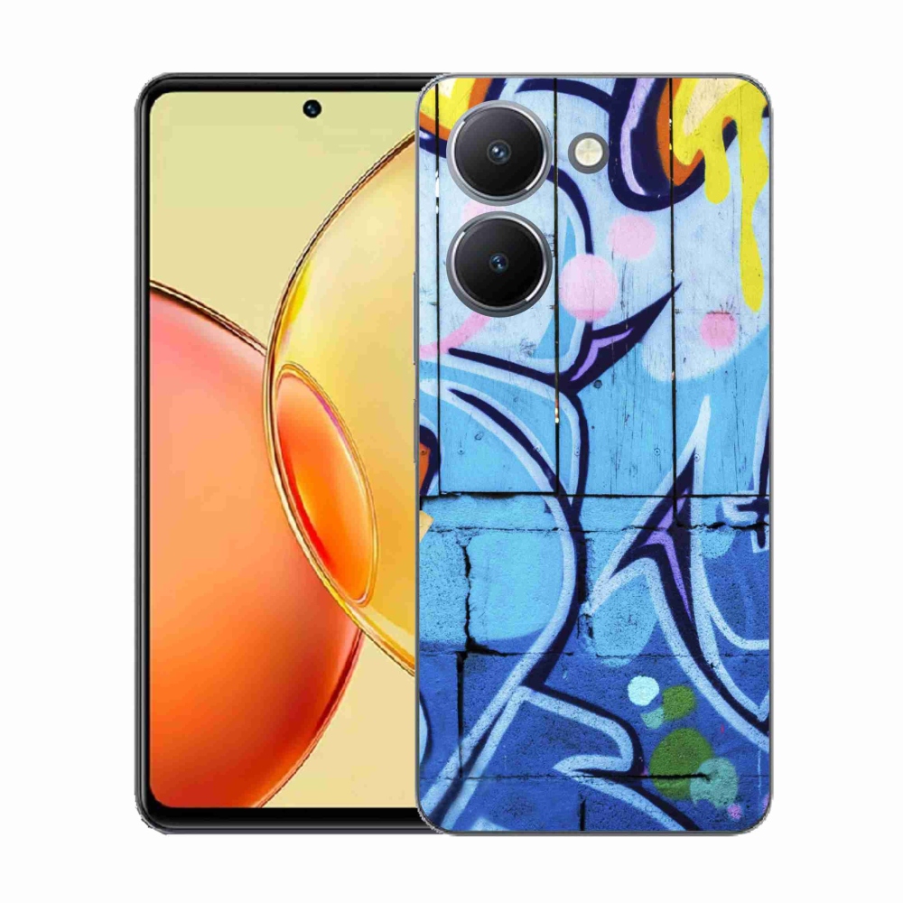 Gelový kryt mmCase na Vivo Y36 - graffiti