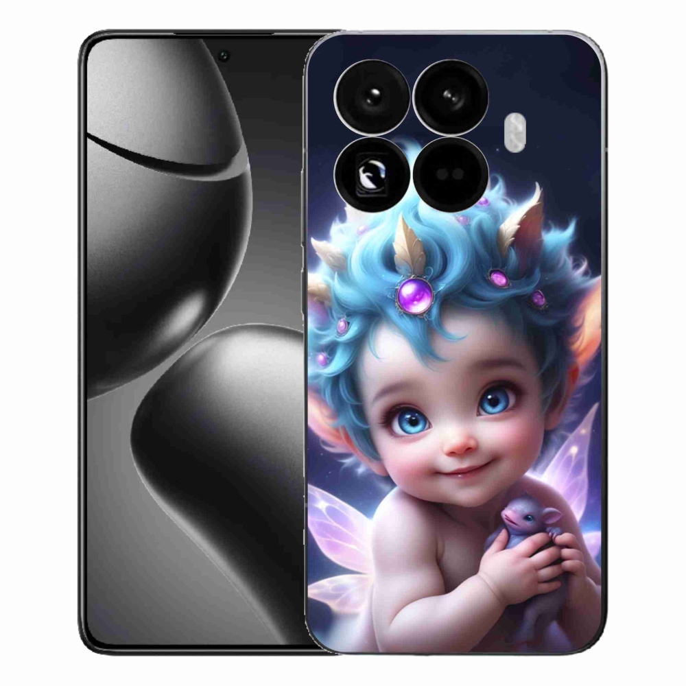 Gelový kryt mmCase na Xiaomi 15T Pro - dítě s motýlími křídly
