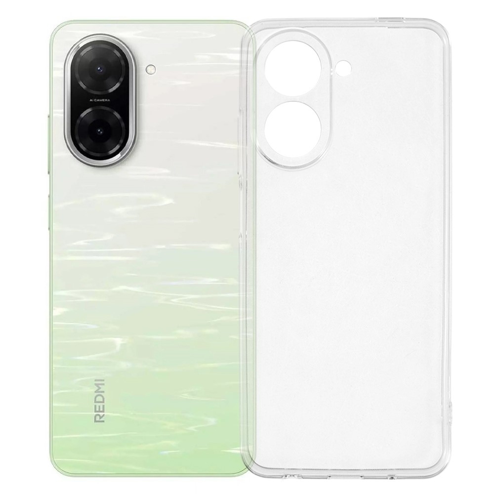 Průhledný gelový obal na Xiaomi Redmi A5 (173.45x79.35x8.45mm) - průhledný