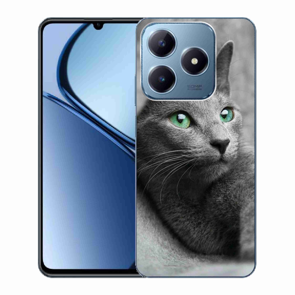 Gelový kryt mmCase na Realme C63 - kočka 2