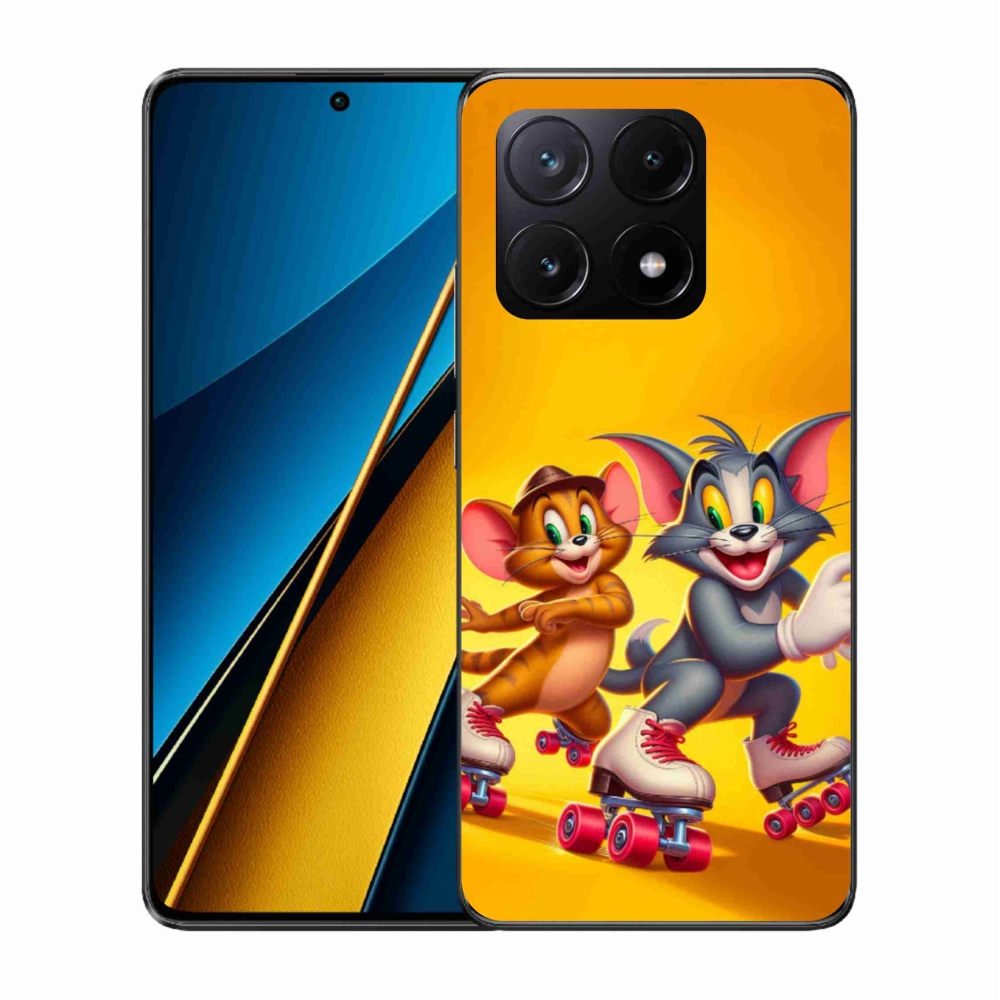 Gelový kryt mmCase na Xiaomi Poco X6 Pro 5G - tom a jerry