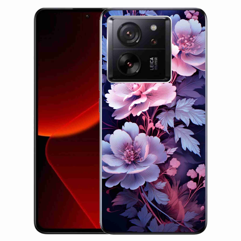 Gelový kryt mmCase na Xiaomi 13T/13T Pro - květiny 11