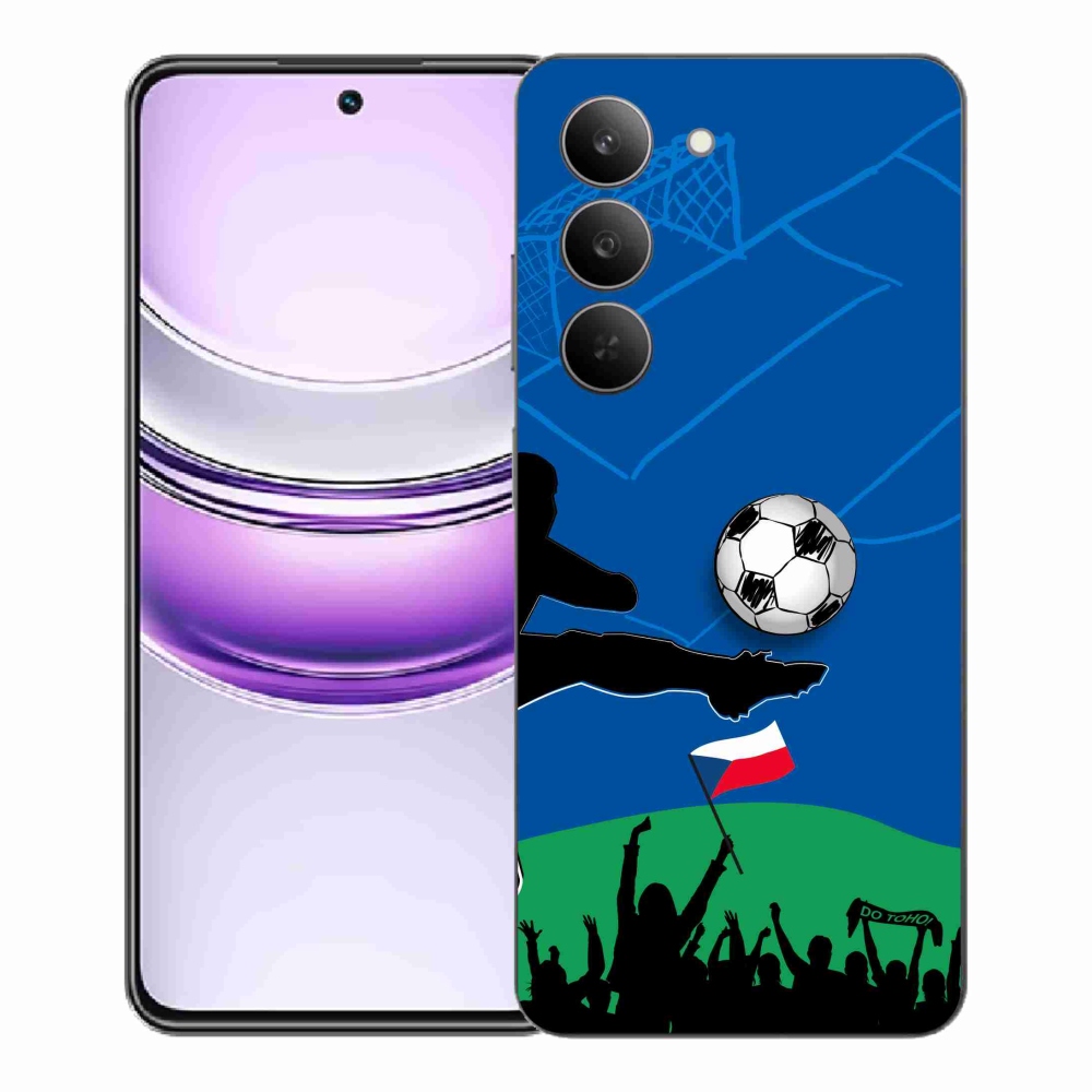 Gelový kryt mmCase na Realme 14x 5G - fanoušci fotbalu