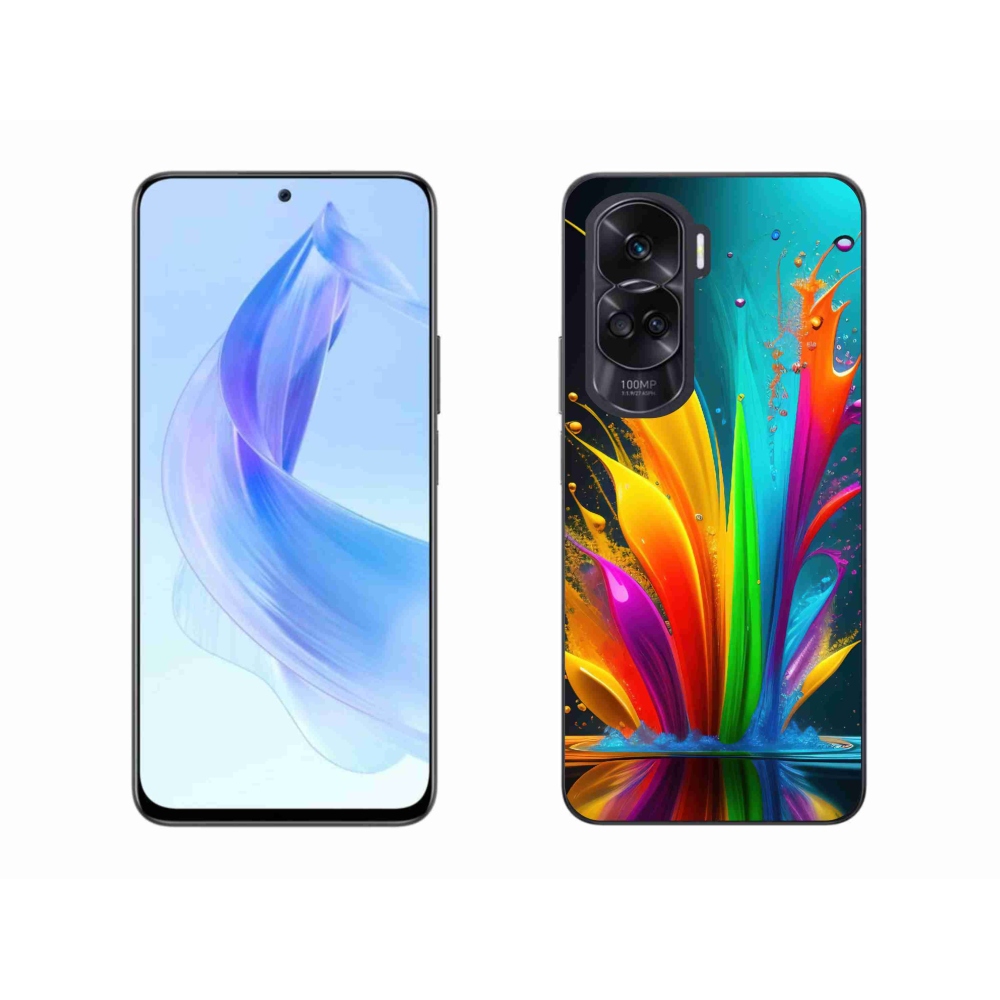 Gelový kryt mmCase na Honor 90 Lite - abstraktní motiv 1