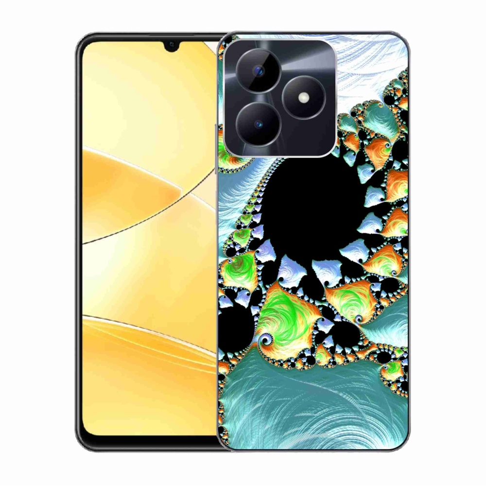 Gelový kryt mmCase na Realme C51/C53 - abstraktní motiv 21