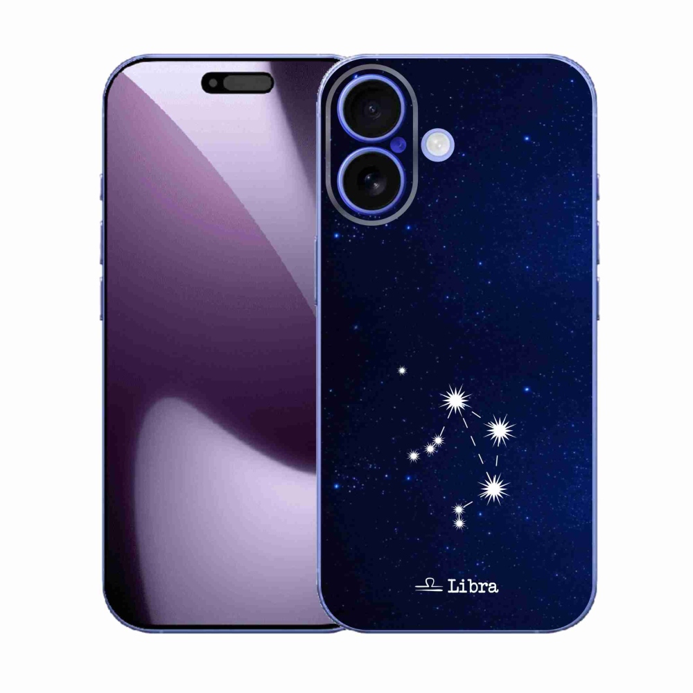Gelový kryt mmCase na iPhone 17 - souhvězdí Váhy
