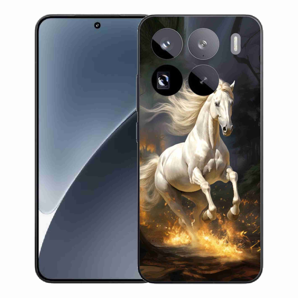 Gelový kryt mmCase na Xiaomi 15 Pro - bílý kůň 2