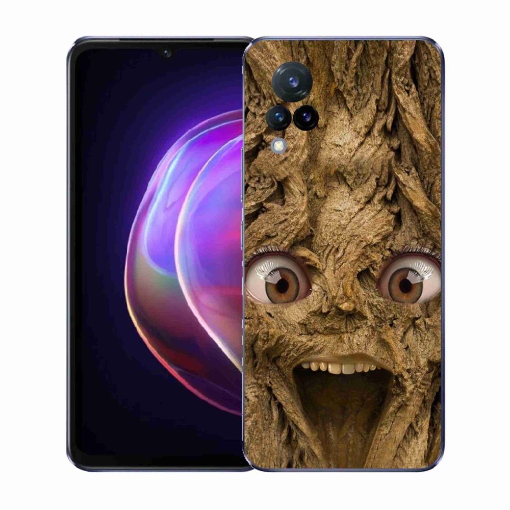 Gelový kryt mmCase na Vivo V21 4G/5G - veselý strom s očima