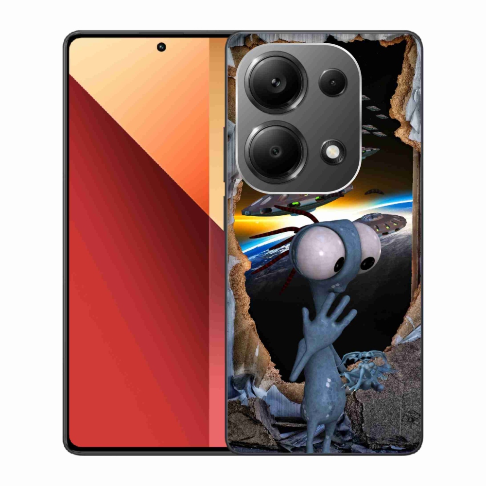Gelový kryt mmCase na Xiaomi Redmi Note 13 Pro 4G/Poco M6 Pro - mimozemšťan
