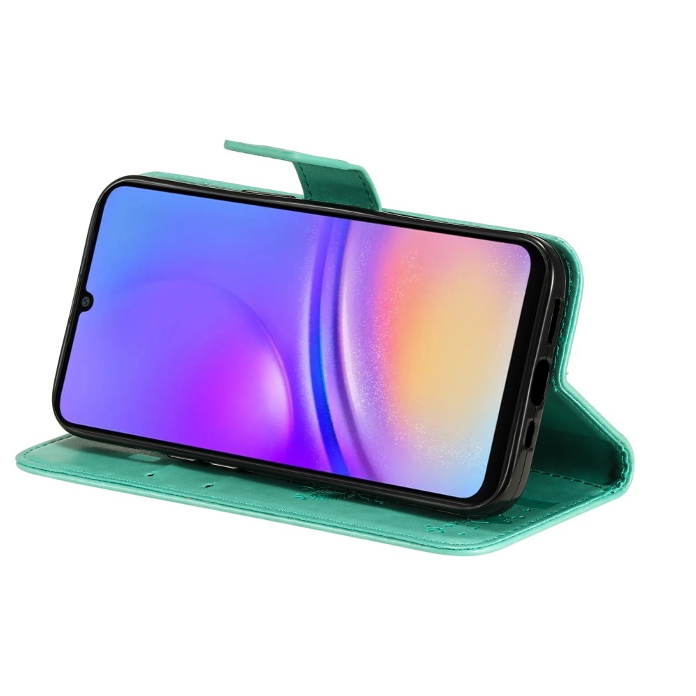 Trees knížkové pouzdro na Samsung Galaxy A06 4G - modrozelené