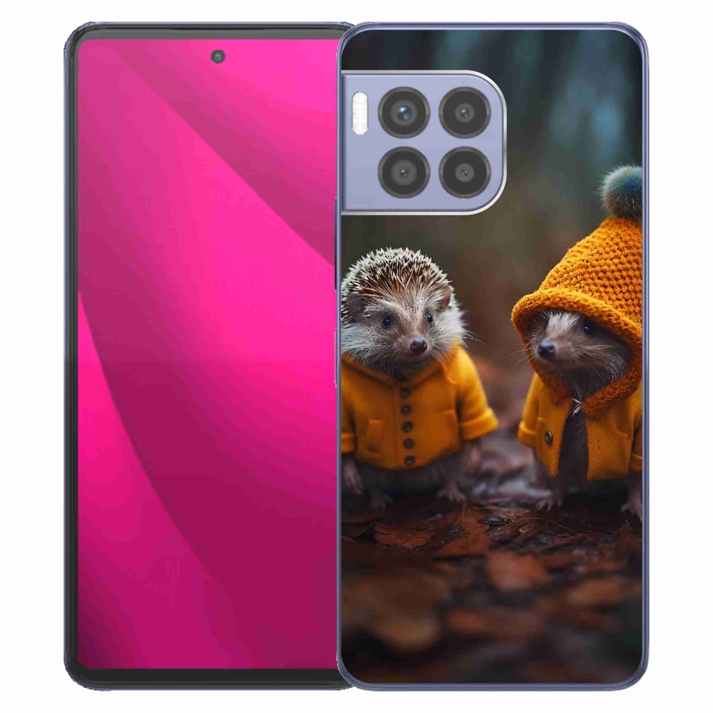 Gelový kryt mmCase na T-Mobile T Phone 2 Pro - ježci