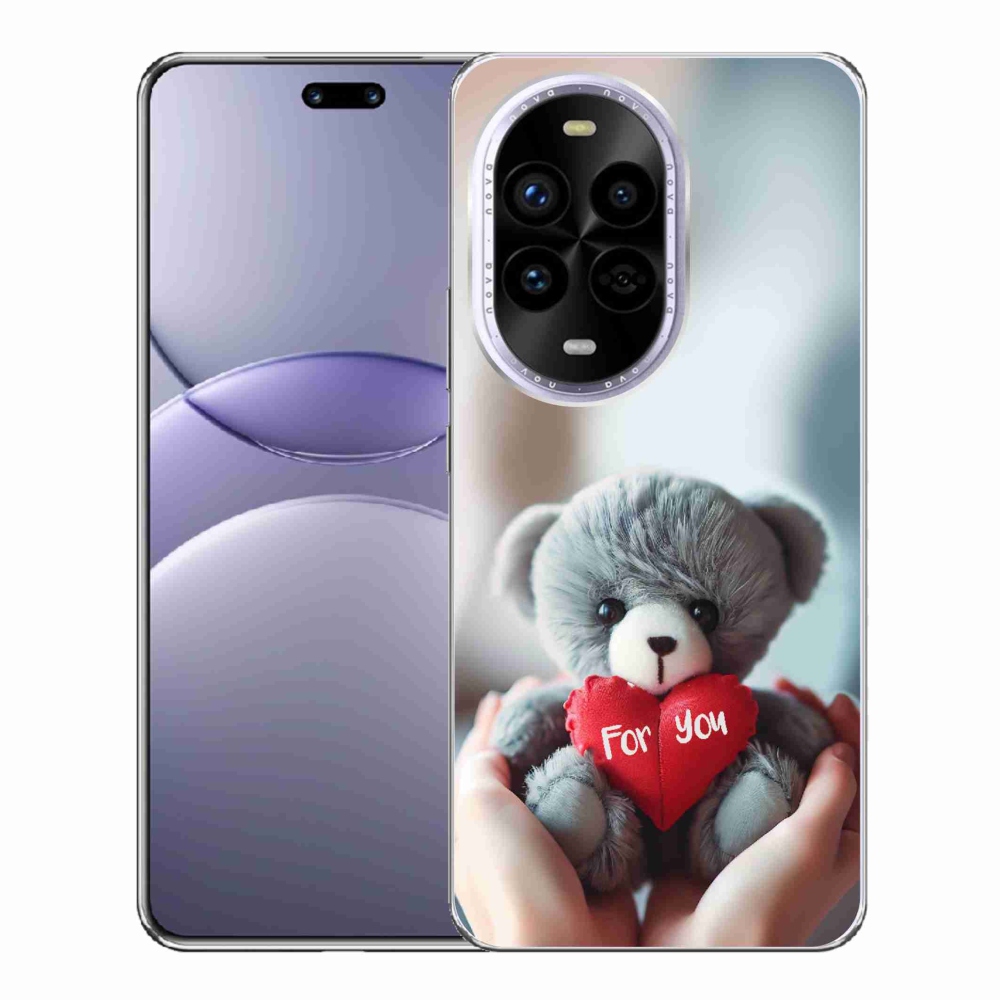 Gelový kryt mmCase na Huawei Nova 13 Pro 5G - medvídek pro zamilované