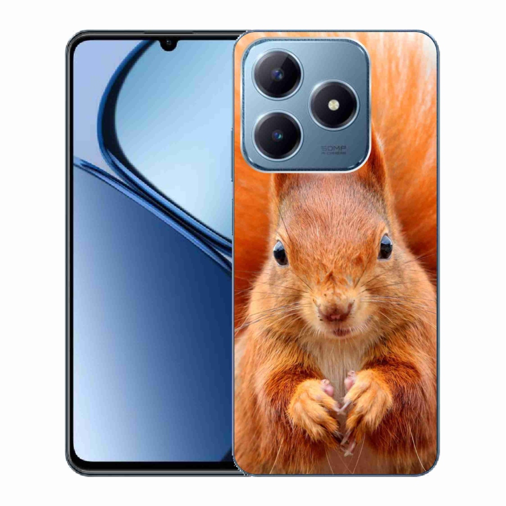 Gelový kryt mmCase na Realme C63 - veverka