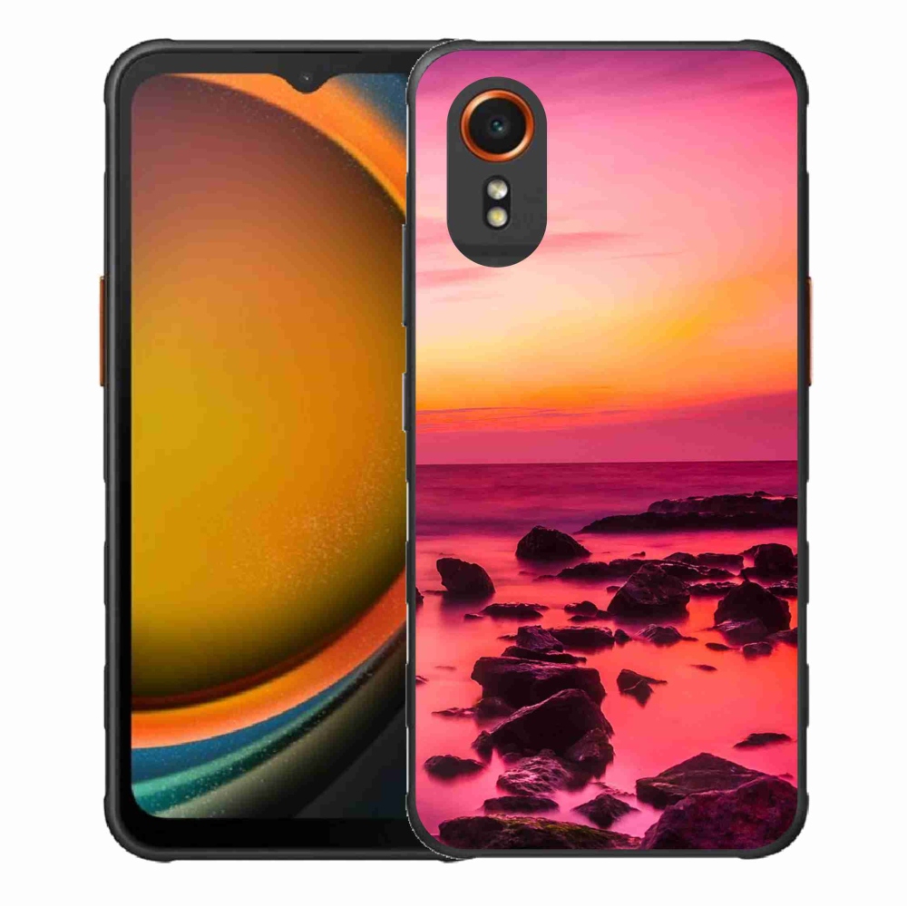 Gelový kryt mmCase na Samsung Galaxy Xcover 7 - moře a záře