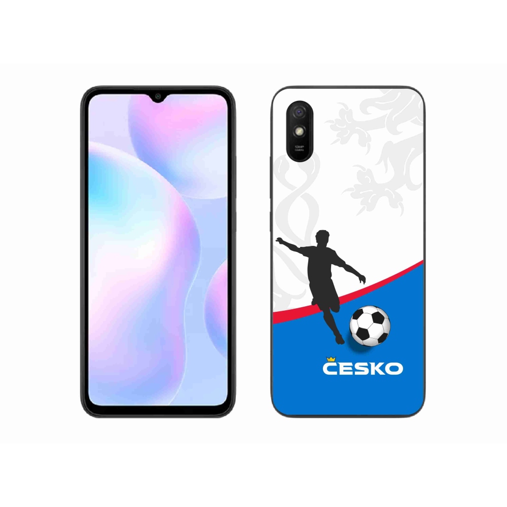 Gelový kryt mmCase na Xiaomi Redmi 9A - fotbal Česko 1